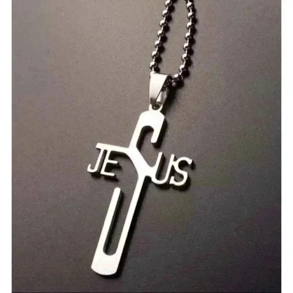 Jesus Cross God Faith Necklace